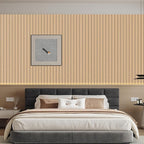 Arthome Peel and Stick Slat Wall Panels 15.7 "x240, Self-Adhesive PVC Wood - Image 4