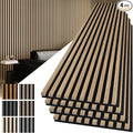 Art3d 4-Pack 108" x 12" Acoustic Wood Panels by Art3d