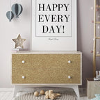 CHIHUT 15.7''x236'' Champagne Gold Glitter Contact Paper Peel and Stick Glitter - Image 3