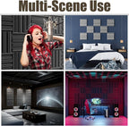 18 Pack Sound Proof Foam Panels, Decorative Soundproof Wall Panels Sound - Image 7