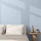 Grasscloth Textured Wallpaper Light Blue Peel and Stick 24inX393in Fabric Wall - Image 2