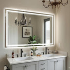 EOGOW LED Bathroom Mirror with Lights, 3 Colors Bathroom Mirror, Wall Mounted by EOGOW