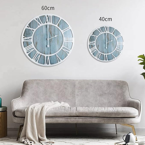 1st owned Wall Clocks for Living Room Decor, Round Silent Non Ticking, Modern - Image 2