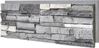 Faux Stone Wall Panels 1-Pack PU Stone Veneer Siding, Mortarless Faux Rock by Wallwell