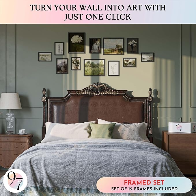 97 Decor Vintage FRAMED Wall Art - Image 3