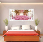 AH40162 Wall Art CanvasTrees and Pink Rose Paintings Printed Pictures Stretched - Image 6