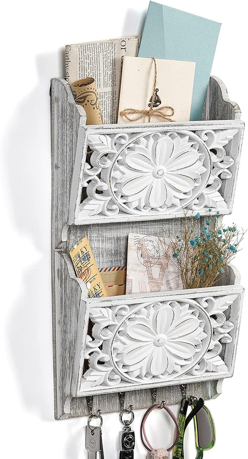 2-Slot Mail Organizer Wall Mount by Dhmkfly