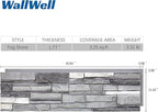 Faux Stone Wall Panels 2-Pack PU Stone Veneer Siding, Mortarless Faux Rock - Image 5