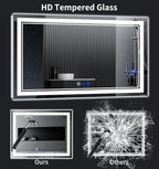 60"x36" LED Bathroom Mirror - Image 5