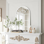 Arch Wall Mirror Mounted Decorative, Arched Window Pane Mirror - Image 3