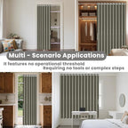 AJAZZ Blackout Accordion Door Curtain - Image 8