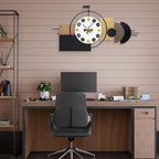 Luxury Modern Wall Clocks-Large Geometric Dial Wall Clock Battery Operated - Image 6