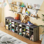 DINZI LVJ Long Wall Shelves, 55.1Inch Wall Mounted Shelves Set of 2, Extra - Image 8