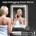 LED Bathroom Mirrors 28"x36" Bathroom Mirror - Image 3