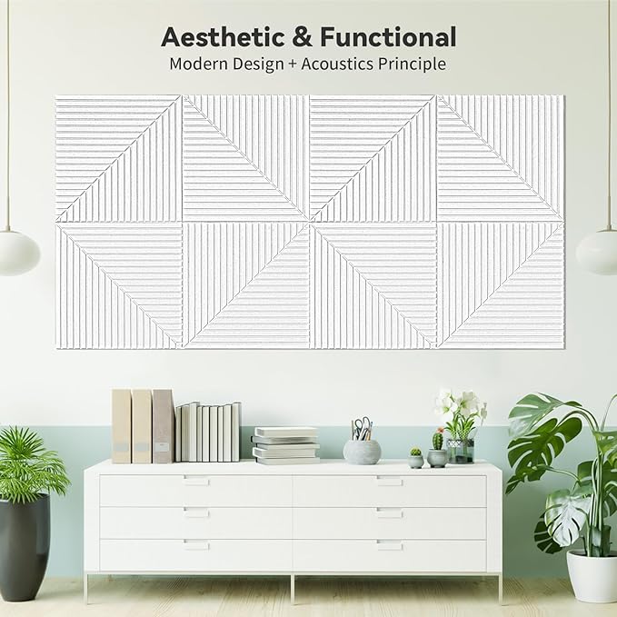 Art3d 6-Pack Self-Adhesive Acoustic Wall Panels - Image 6