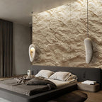 KASARO 3D Faux Stone Wall Panels, Cement Texture Thicker Accent - Image 2