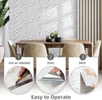 Vieshful 20pcs Peel and Stick Backsplash Tile，12"x12" Self Adhesive Marble Tile - Image 5