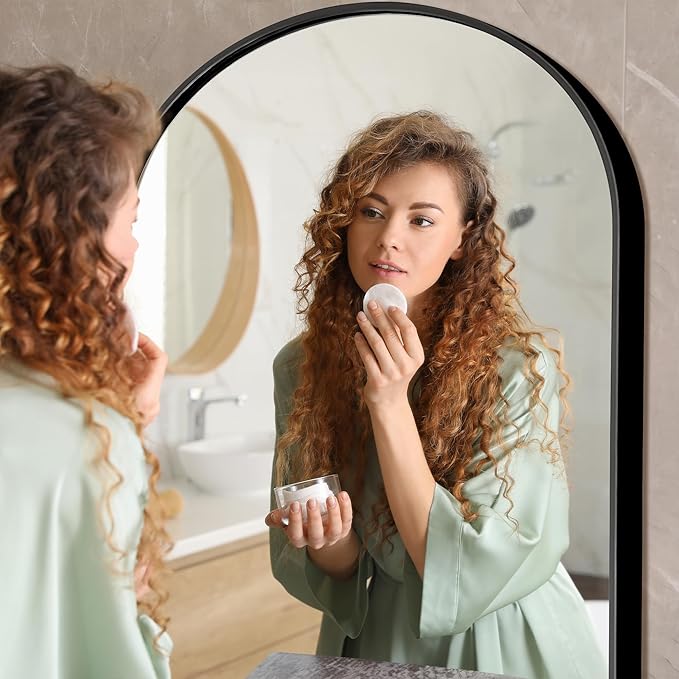 NicBex Arched Full Length Mirror, Leaning Against Wall or Wall-Mounted - Image 7
