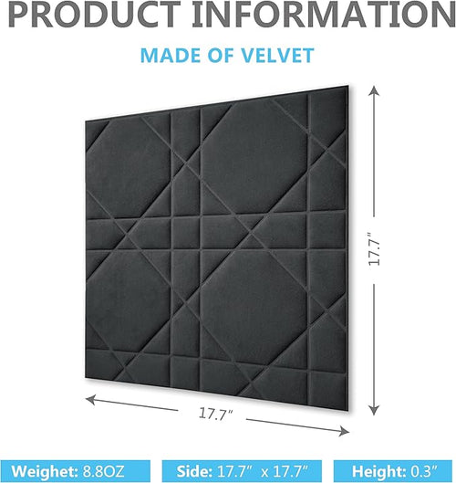 3D Wall Panels, Velvety Touch, Soundproof, Feathery Texture, Decorative Panels - Image 2