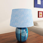ReWallpaper 30in x 16.5ft Blue Textured Wallpaper Stick and Peel Crushed Velvet - Image 6