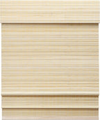 LazBlinds Cordless Bamboo Roman Shades, Custom Privacy Light Blocking Window by LazBlinds