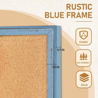 DOLLAR BOSS Cork Boards for Walls, 24 X 18 Inches Bulletin Board Decorative - Image 4