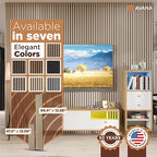 Avana Acoustic Wood Wall Panels – 47.2 X 12.6 White Oak Acoustic Panels 2 PCs – - Image 7
