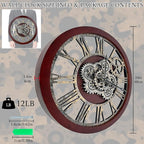 HOIBAI Large Wall Clock, 18 Inch Wall Clocks - Image 4