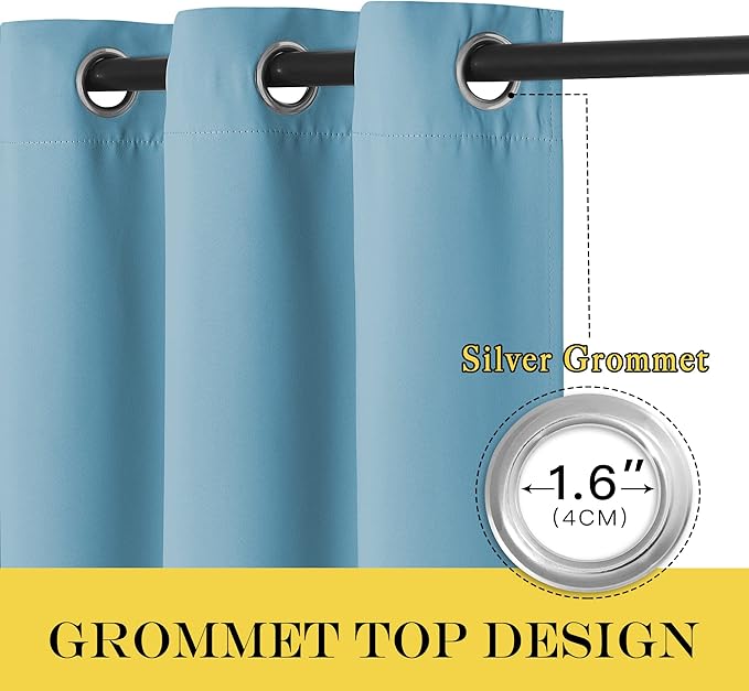 NICETOWN Blackout Room Divider Curtains - Image 6