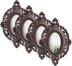 ZEXUIRU 4 Set. Rustic Wall Mirrors by ZEXUIRU