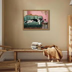 Fun Cat Wall Art Cute Tuxedo Cat - Image 3