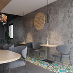 BAYYA Concrete Wallpaper Peel and Stick Grey Cement Contact Paper Industrial - Image 8