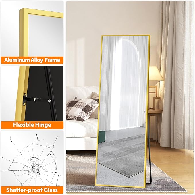 TRAHOME Standing Mirror Full Length Mirror - Image 6