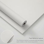 24"x393" White Grasscloth Peel and Stick Fabric Textured Contact Paper Linen - Image 3