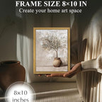 Vintage Olive Tree Canvas Wall Art, Farmhouse Aesthetic Oil Painting, Rustic - Image 5