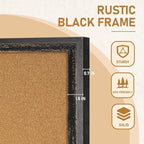 DOLLAR BOSS Cork Board for Office 30 X 20 Inches Cork Boards for Walls Bulletin - Image 4