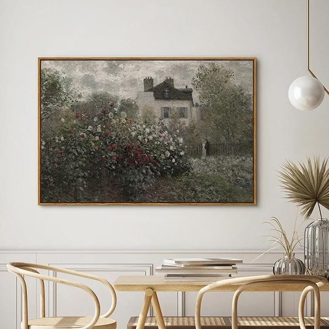 InSimSea Framed Canvas Wall Art Vintage Decor, Farmhouse Room Aesthetic - Image 3