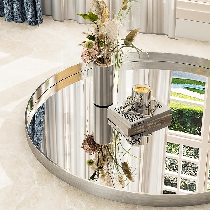 24 Inch Round Bathroom Mirror - Image 4