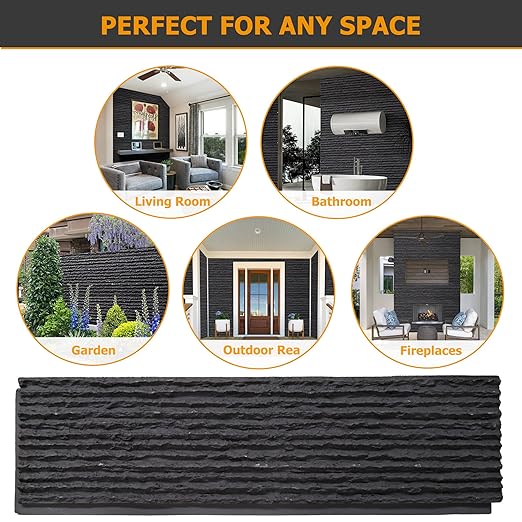 ROOMTEC 1-Pack Faux Stone Wall Covering Panels - Image 5