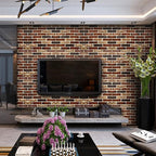 10-Pack 52 Sq.Ft 3D Wall Panels Peel and Stick 3D Faux Brick Wallpaper Peel and - Image 2