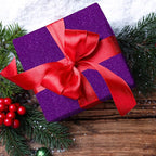 CHIHUT Dark Purple Glitter Wallpaper Stick and Peel - Image 7
