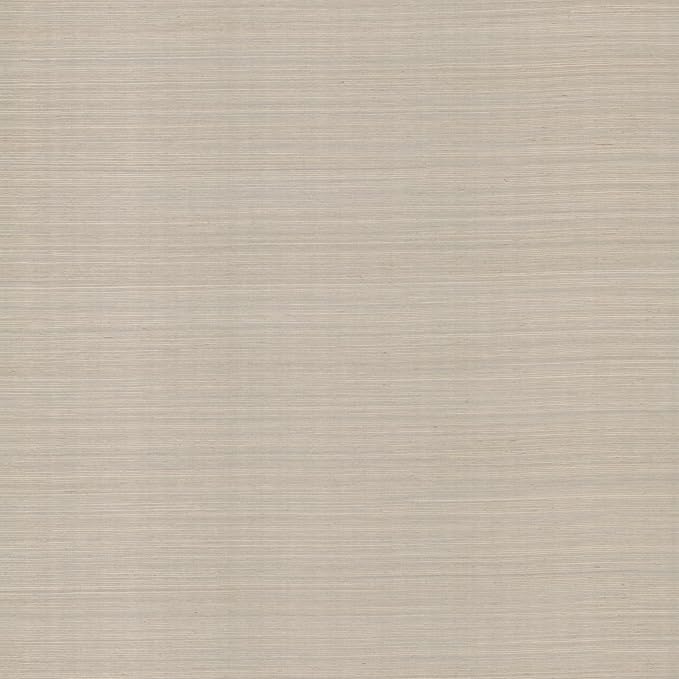 York Wallcoverings Natural Sisal Warm Grey Peel and Stick Grasscloth Wallpaper by YorkWallcoverings