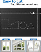 Sumobaby Blackout Curtains for Bedroom Portable 22"x75", No Drill Blackout - Image 4