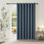 ChrisDowa Room Divider Curtain 84 Inches Long, Wide Blackout Sliding Door by ChrisDowa
