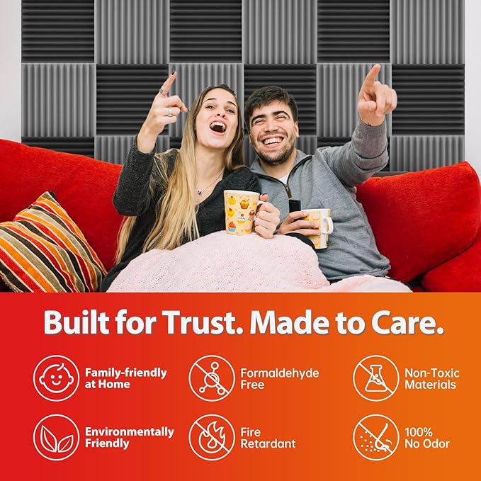 54 Pack Acoustic Panels – Sound Proof Foam Panels - Image 5