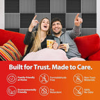 24 Pack Acoustic Panels – Sound Proof Foam Panels - Image 5