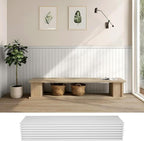 PS Wainscoting Wall Panel Kit, Paintable Waterproof PS Panels by janasse