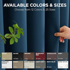 Joydeco Blackout Door Curtain for Doorway Privacy 78 Inches Long, Grommet - Image 7