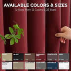 Joydeco Blackout Door Curtain for Doorway Privacy 84 Inches Long, Grommet - Image 7