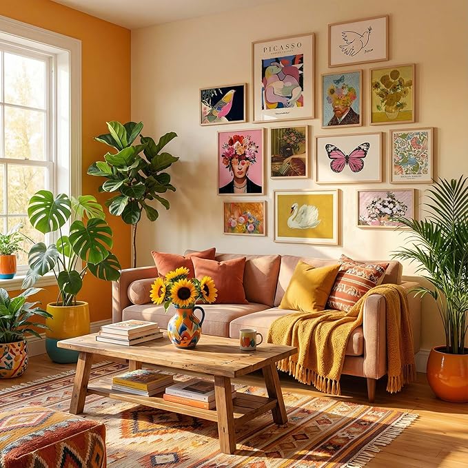 Eclectic Wall Art Decor, Colorful Eclectic Wall Art Prints, Colorful Posters - Image 5